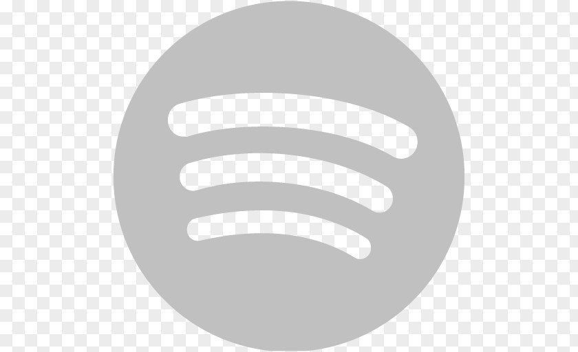 Spotify Social Media Business Grey PNG