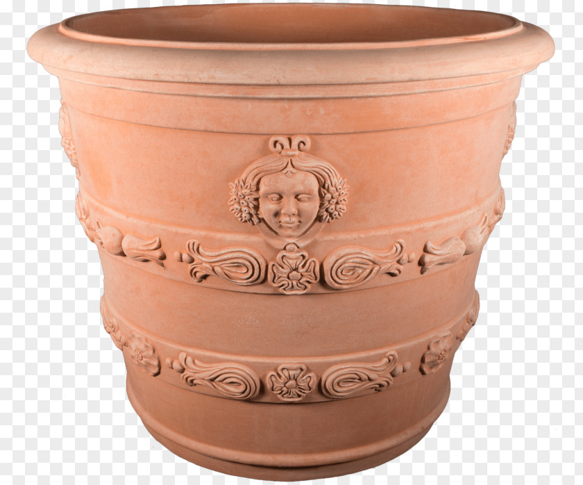 Vase Terracotta Impruneta Ceramic Pottery Flowerpot PNG