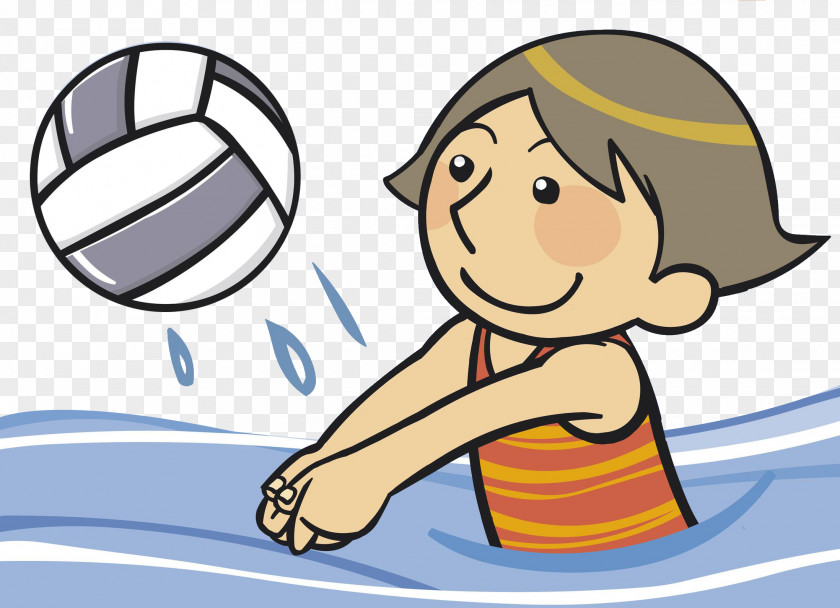 Water Volleyball Free Swimming PNG