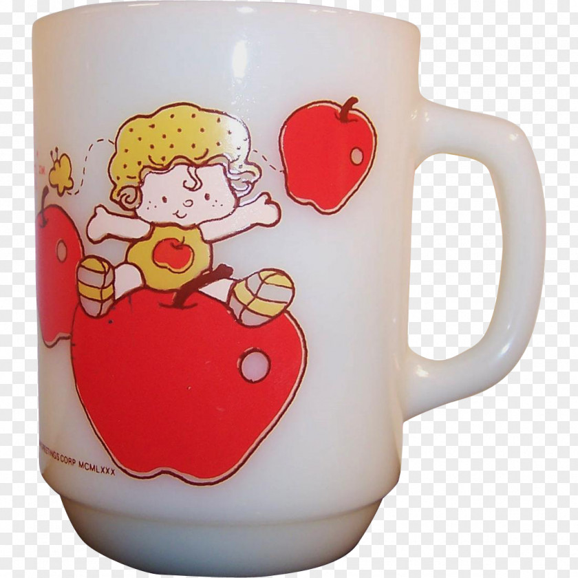 Glass Coffee Cup Apple Dumpling Ceramic Mug PNG