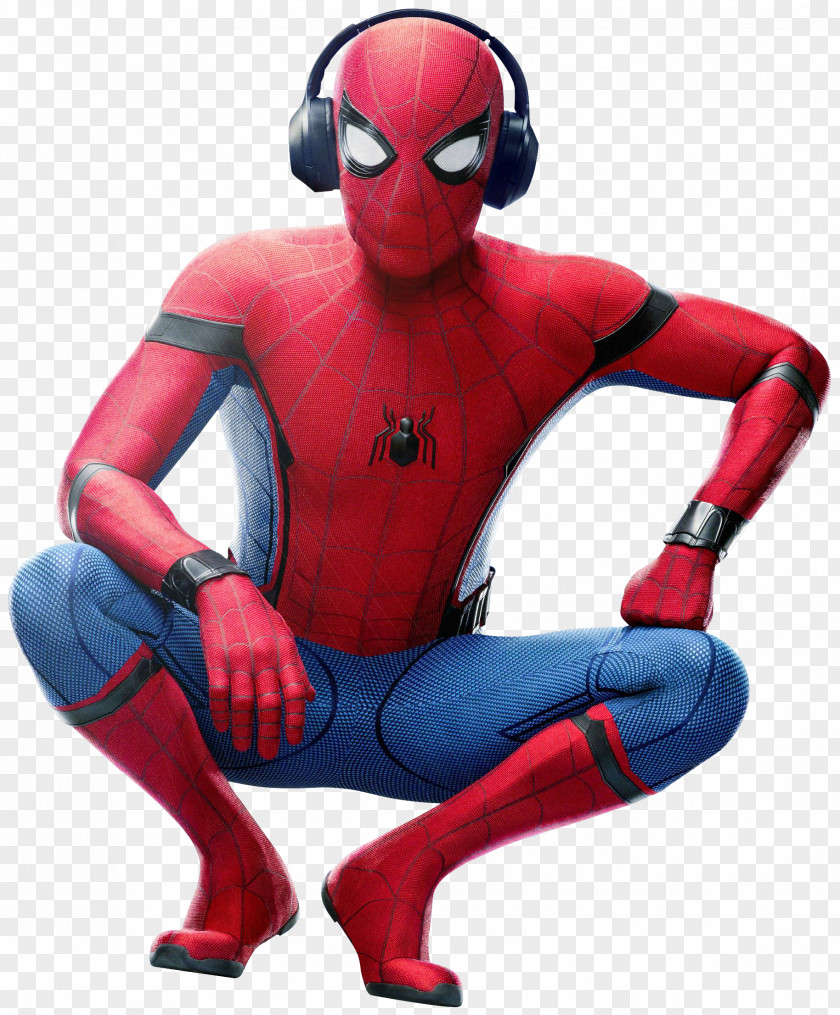 Wearing A Headset Spider-Man Shocker Iron Man Tinkerer Captain America PNG