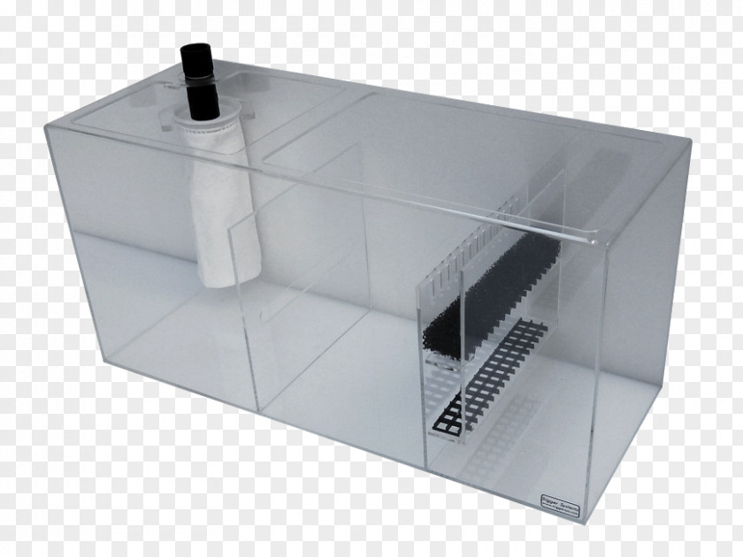 Glass Cube Sump Aquarium Filters Filtration Reef PNG