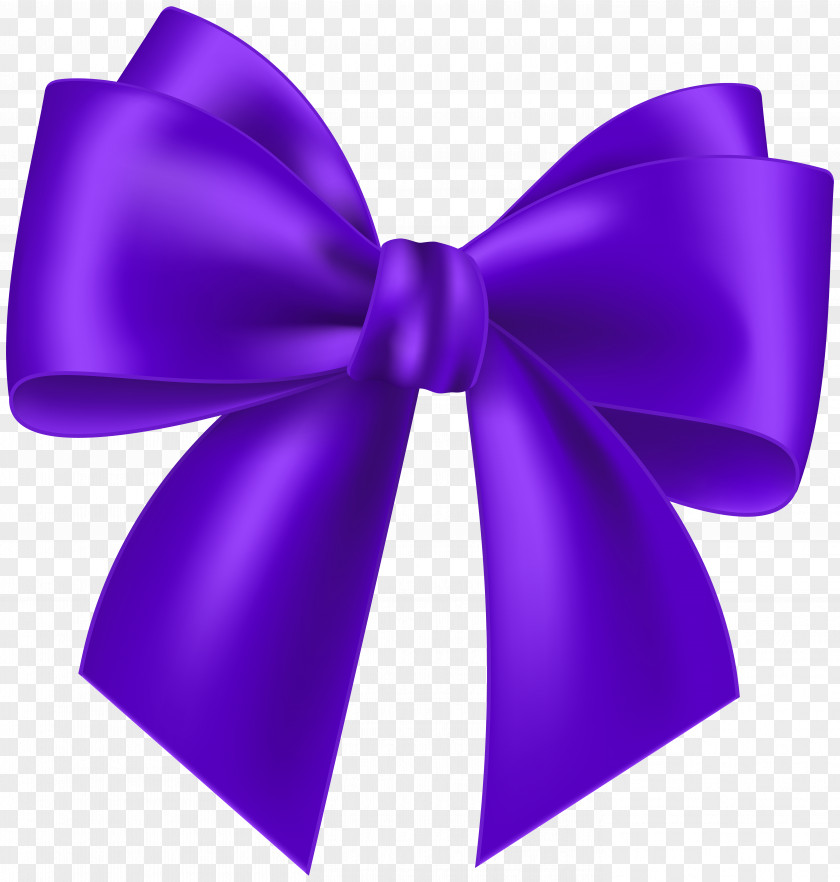 Purple Bow Transparent Clip Art Image Pink PNG