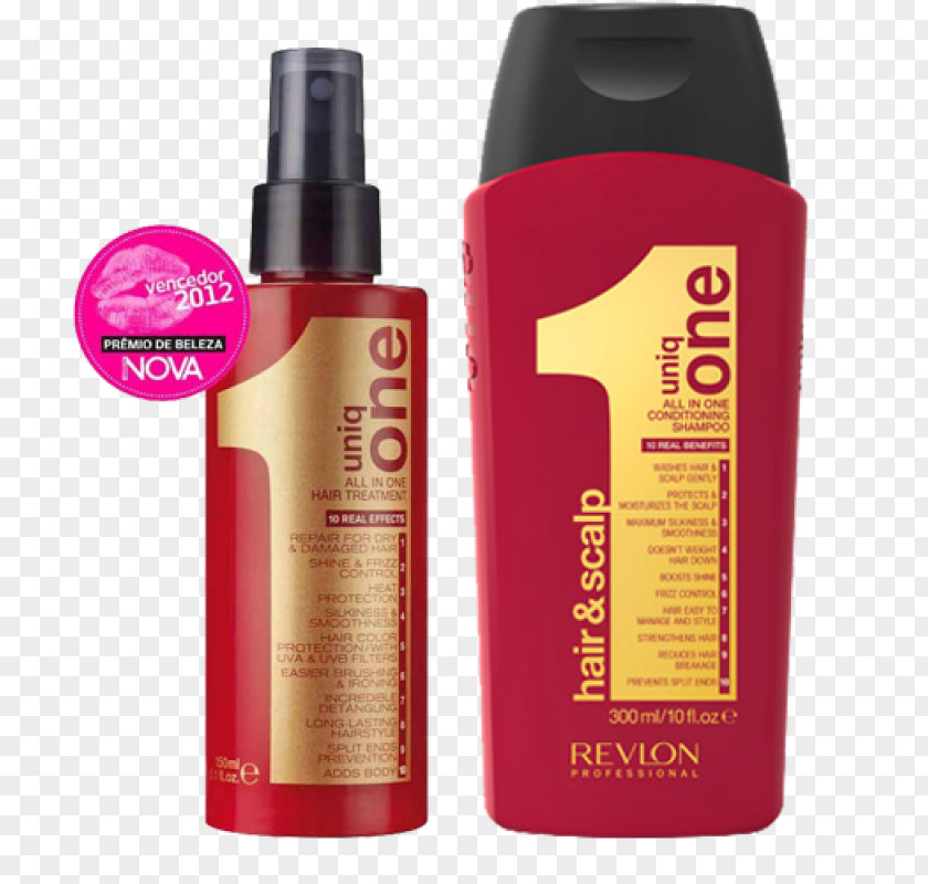 Shampoo Revlon UniqOne Classic Hair Treatment Care Uniq One Coconut PNG