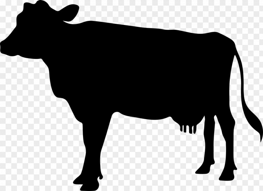 Silhouette Cattle Clip Art PNG