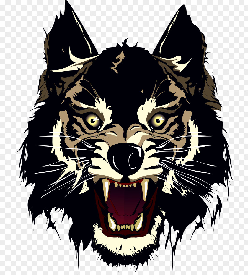 Wolf Vector Material Dog Illustration PNG