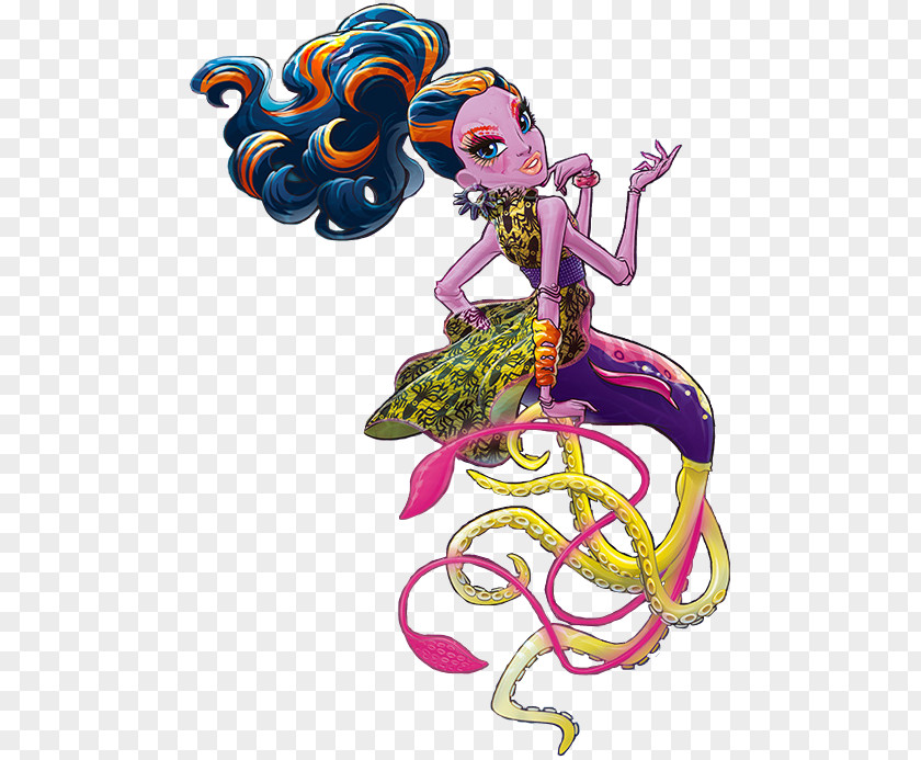Doll Monster High: Ghoul Spirit Frankie Stein Lagoona Blue PNG