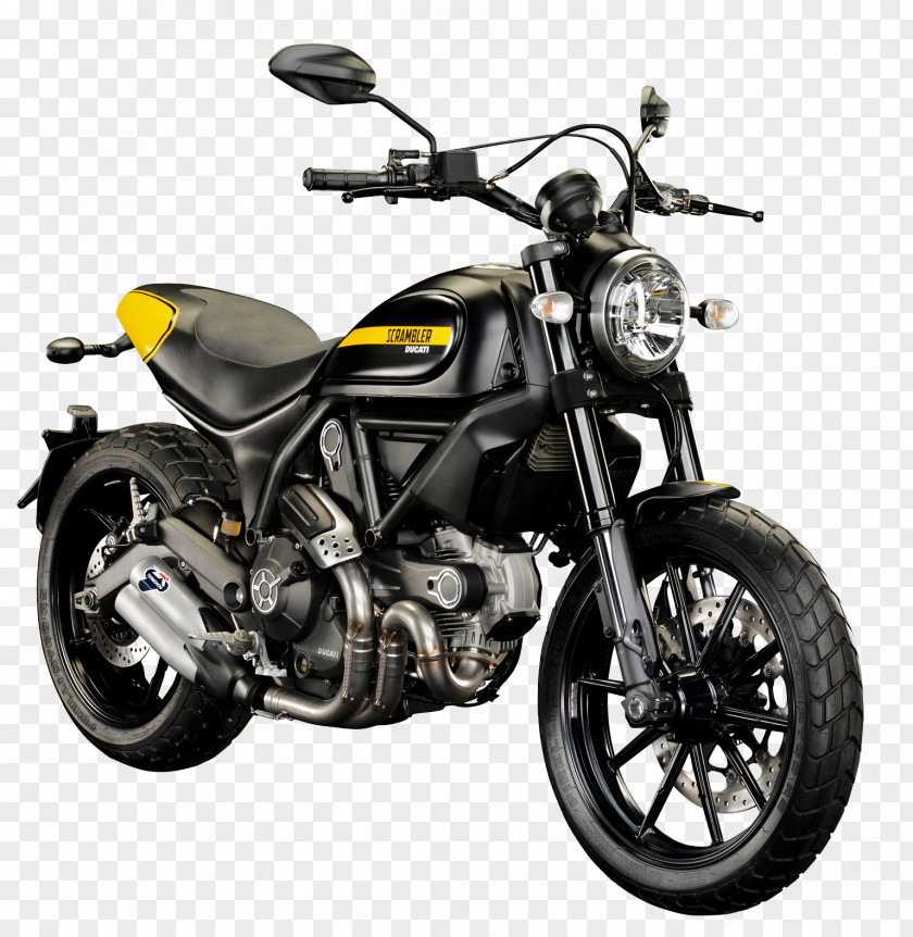 Ducati Scrambler Motorcycle Bike Throttle Monster PNG