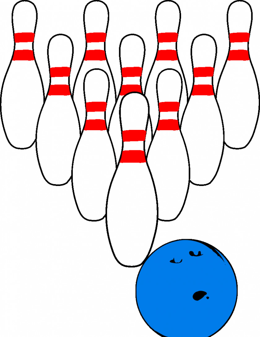 Sports Bowling Pin Balls Clip Art PNG