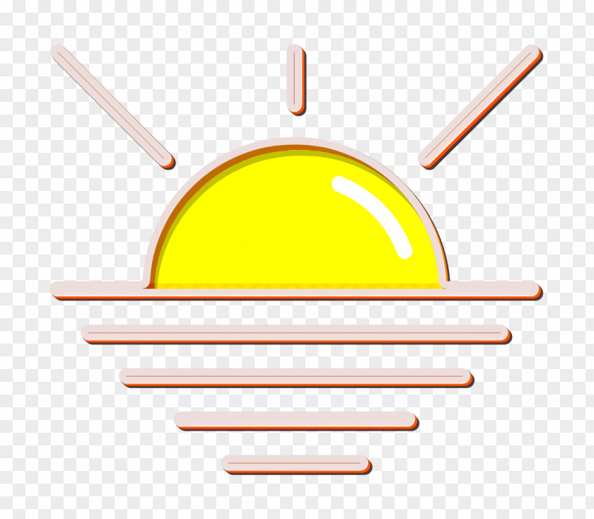 Summer Icon Sunset Sun PNG