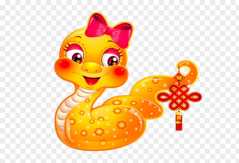 Cartoon Snake Baby Tung Shing Chinese Zodiac Lichun Calendar PNG