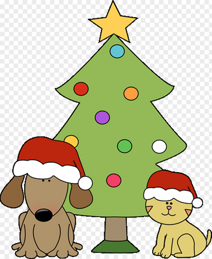 Cat Clip Art Dog Christmas Day Openclipart PNG