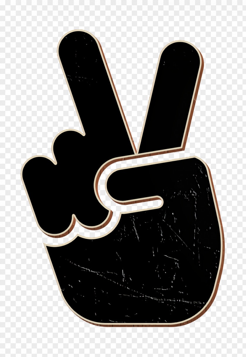 Gestures Icon Peace And Love Victory Sign PNG