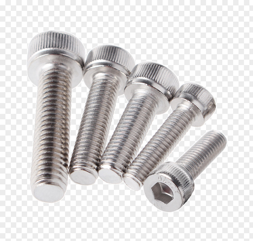 Hexagonal Screw Fastener Set Hex Key Nut PNG