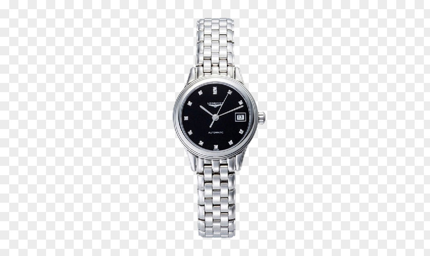 Longines Flag Female Form Automatic Watch Price Dial PNG