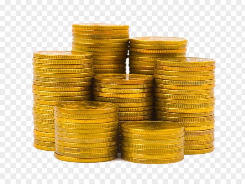 A Pile Of Gold Coins Digital Marketing Businessperson Stock Photography PNG