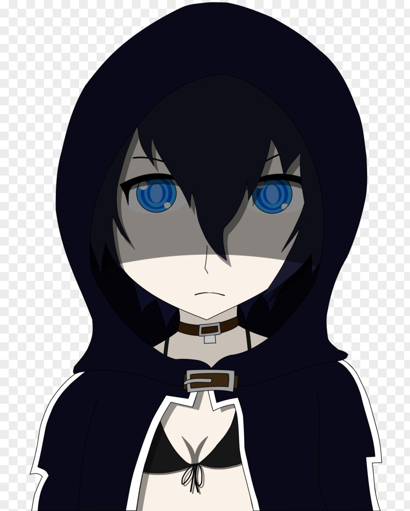 Black Rock Shooter Art Animated Cartoon Hair Character PNG