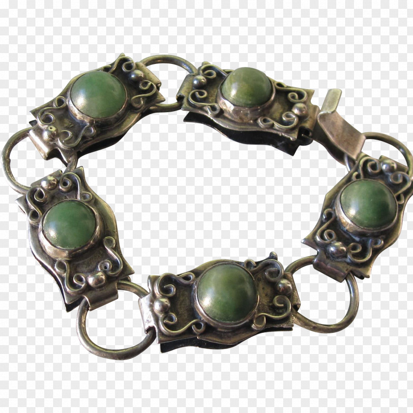 Gemstone Bracelet Bead Silver PNG