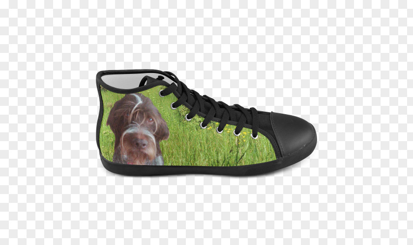 Wirehaired Pointing Griffon High-heeled Shoe Canvas High-top Sneakers PNG