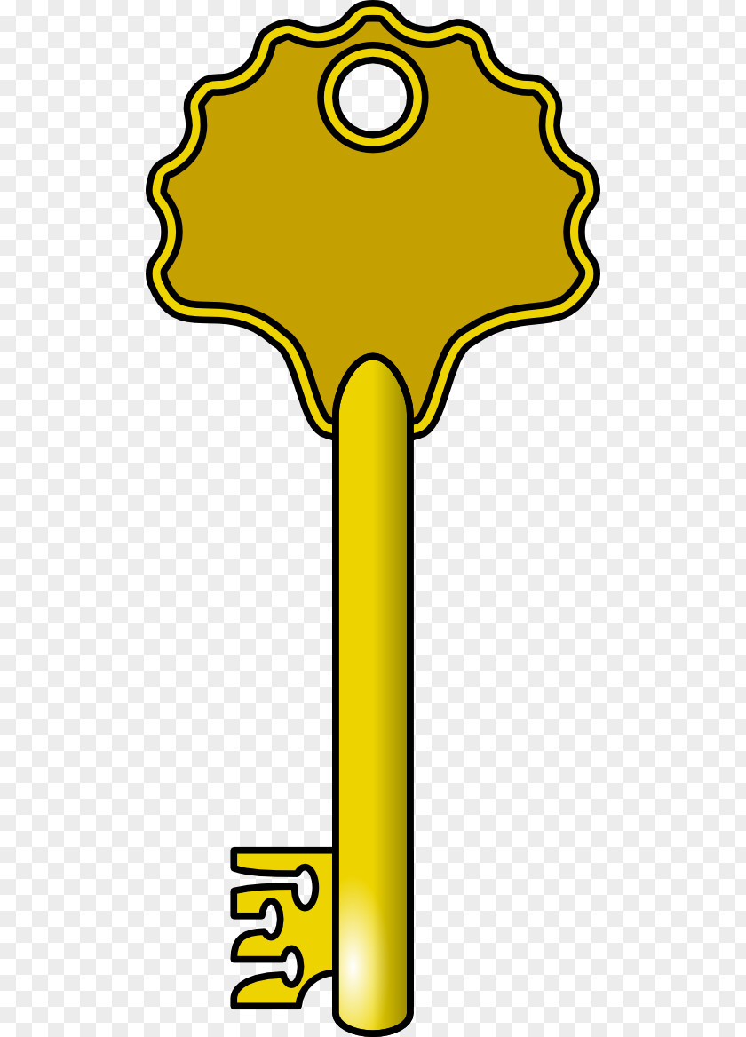A Picture Of Key Gold Clip Art PNG