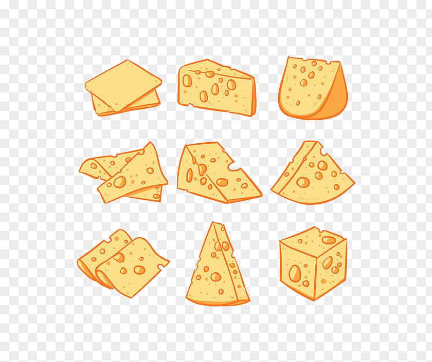 Cartoon Cheese Milk Submarine Sandwich Food PNG