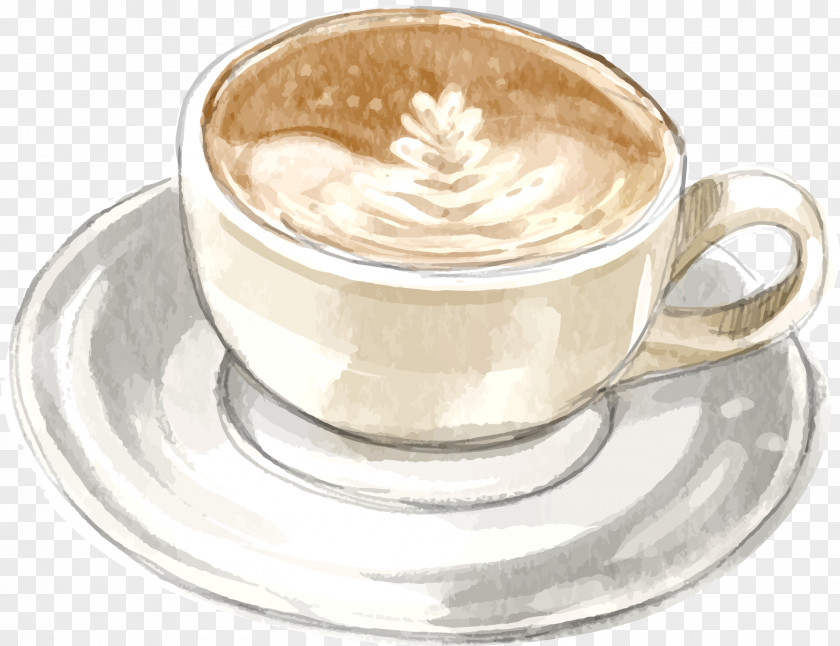 Drink Coffee Cappuccino Espresso Doppio Cafe PNG