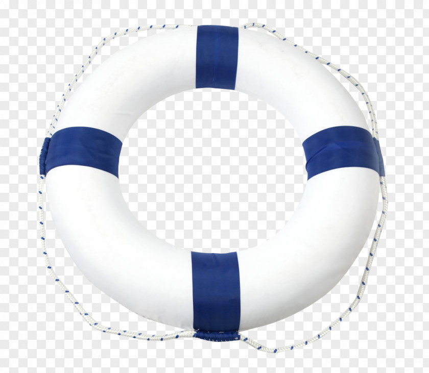 Lifebuoy Blue Circle Font Design PNG