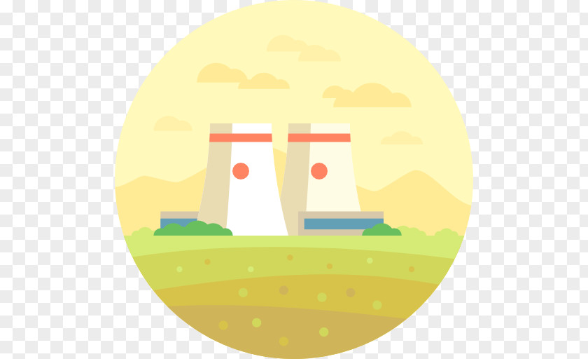 Onagawa Nuclear Power Plant Station Cooling Tower Icons8 PNG
