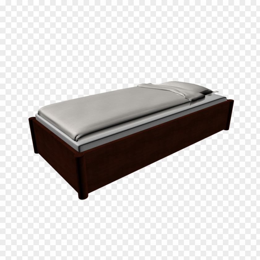 Single Bed Bedroom Frame PNG