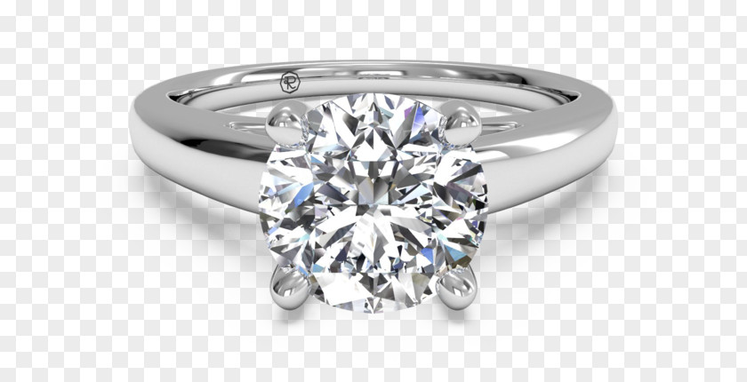 Solitaire Ring Engagement Wedding Diamond Jewellery PNG