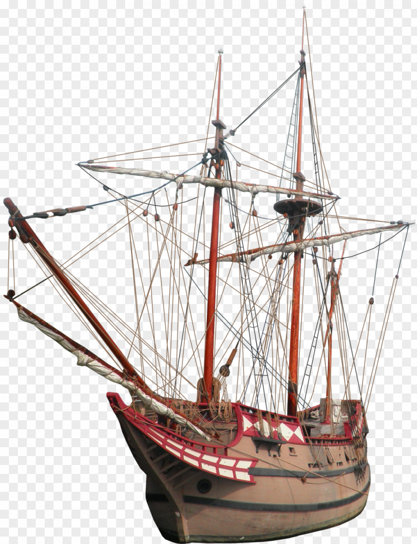 Brown Simple Boat Decoration Pattern Sailing Ship Clip Art PNG