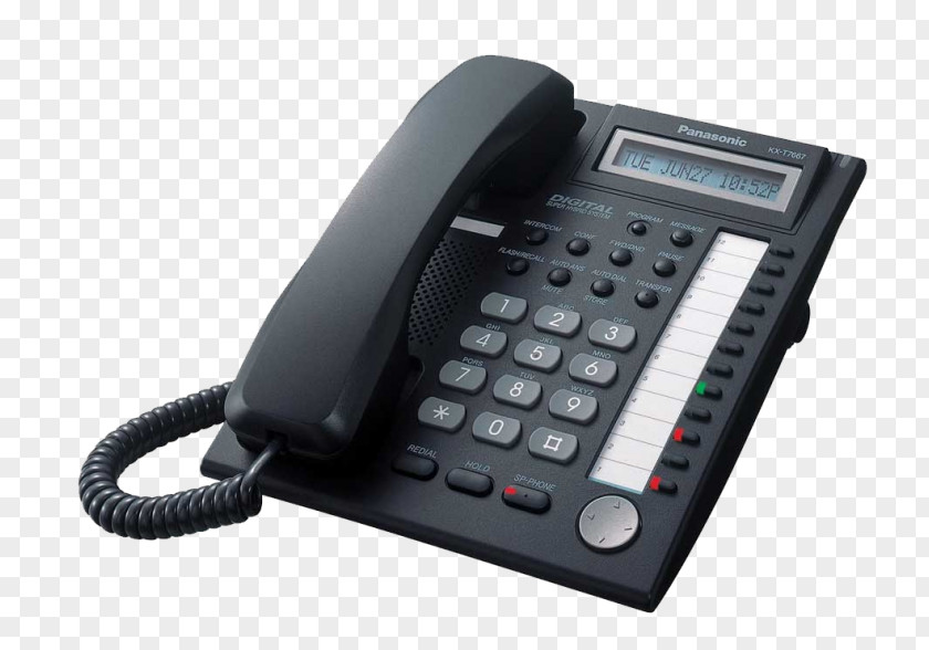 Digital Lines Business Telephone System Panasonic IP PBX VoIP Phone PNG