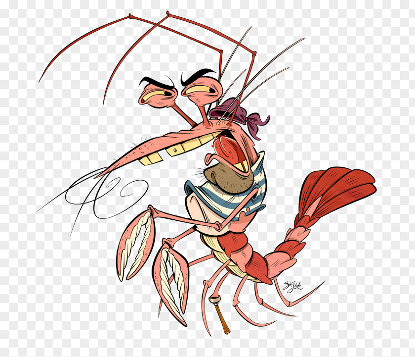 Shrimp Cartoon Jacques Golden Bee Caridea Fish PNG