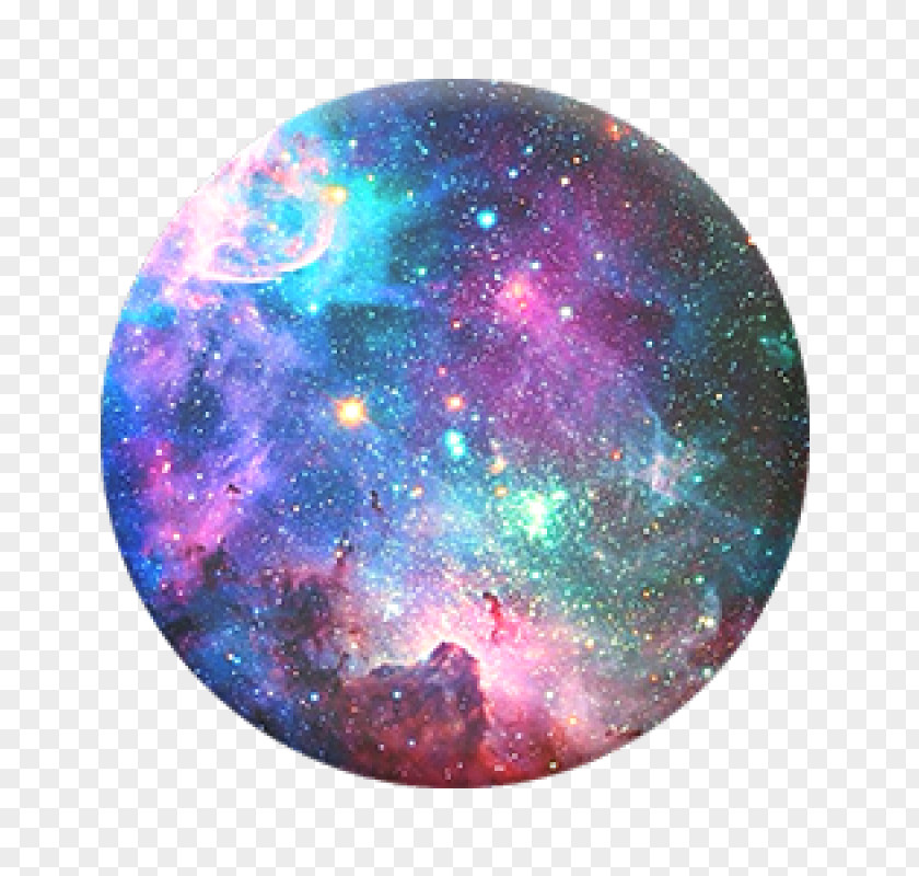 Blue Nebula PopSockets Grip Stand Mobile Phones PopClip Mount PNG