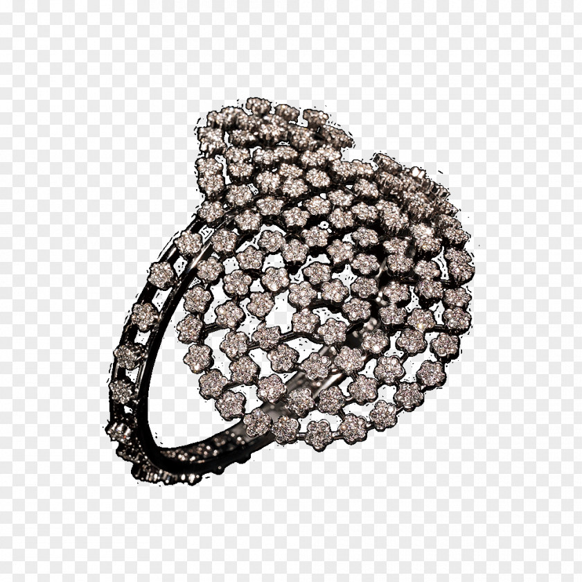 Glittering Diamond Jewellery Silver Bling-bling Jewelry Design PNG