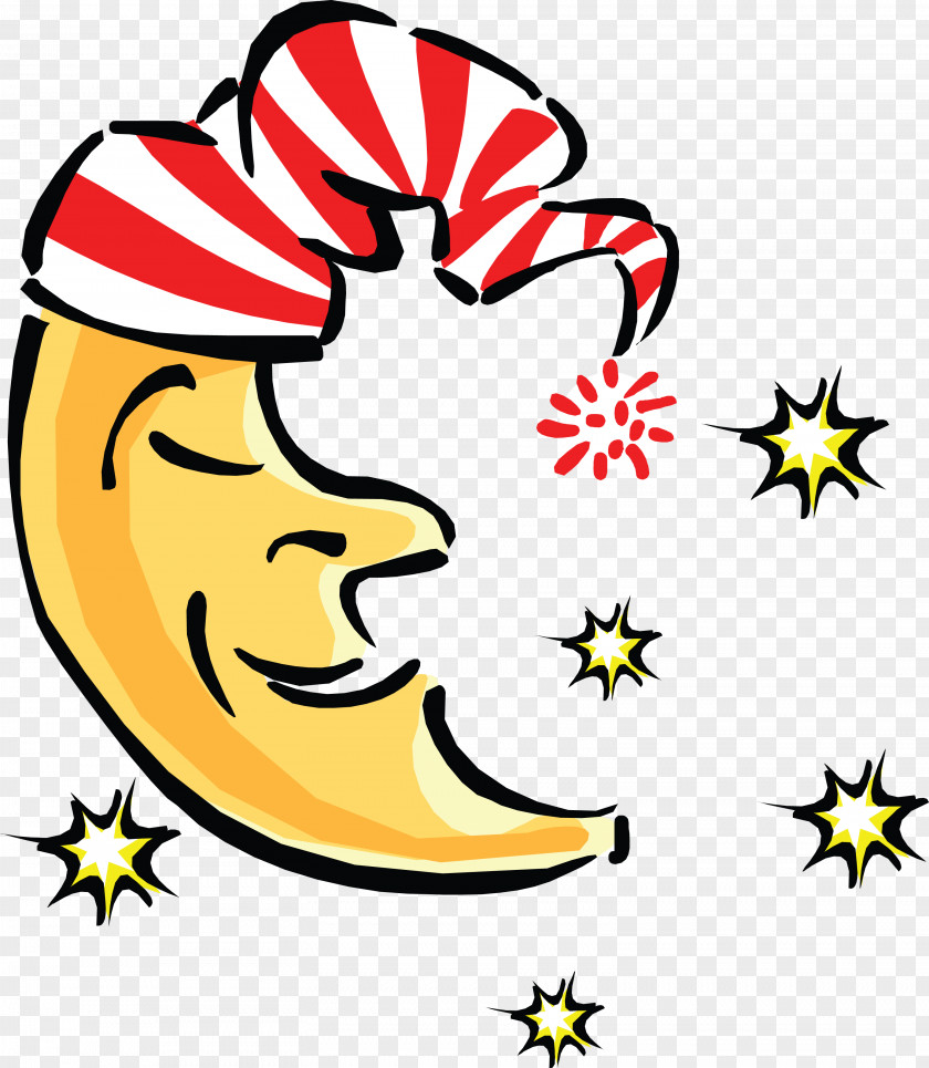 Half Moon Sleep Clip Art PNG