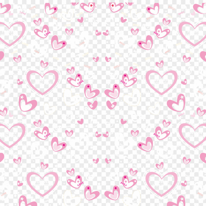Pink Love Background Euclidean Vector PNG
