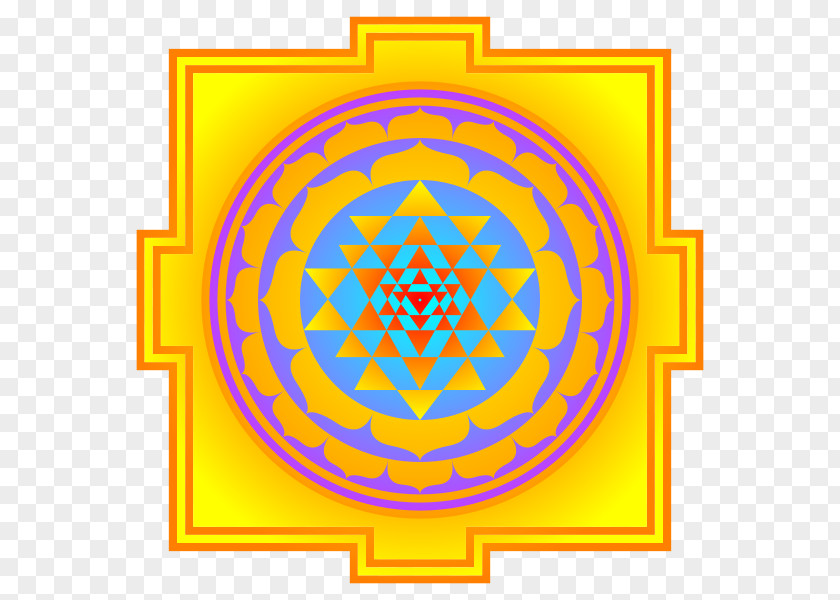 Sri Yantra Lakshmi Sacred Geometry PNG