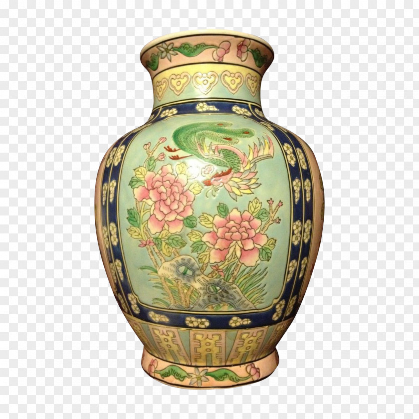 Vase Chinese Ceramics Porcelain Pottery PNG
