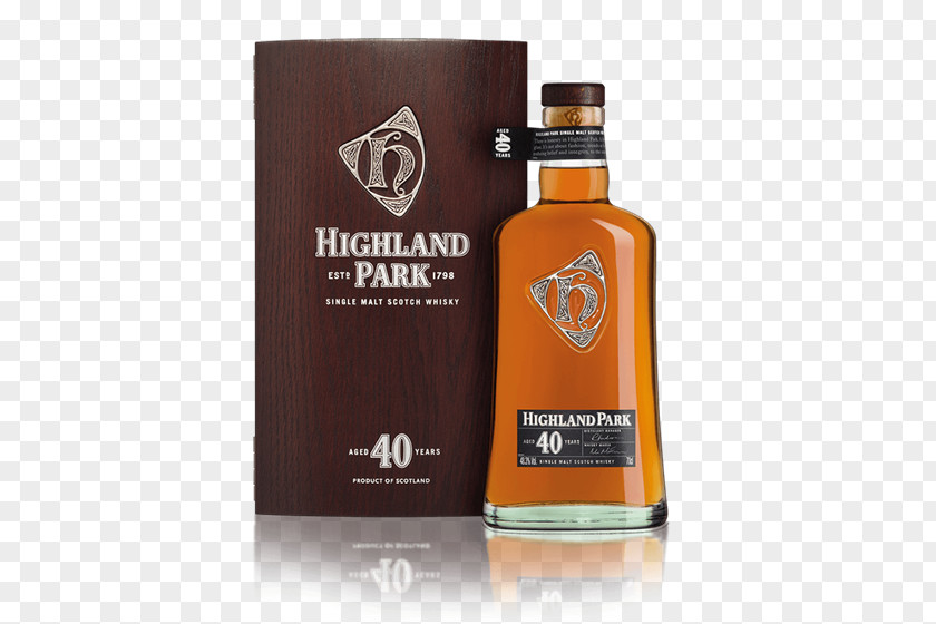 Bottle Highland Park Distillery Single Malt Whisky Scotch Whiskey Dalmore PNG