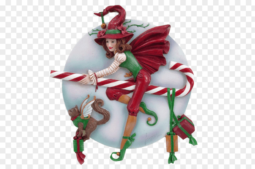 Christmas Candy Cane Figurine Cake Witchcraft PNG