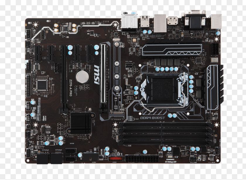 Computer MacBook Pro Motherboard LGA 1151 MSI Z270-A PRO DDR4 SDRAM PNG