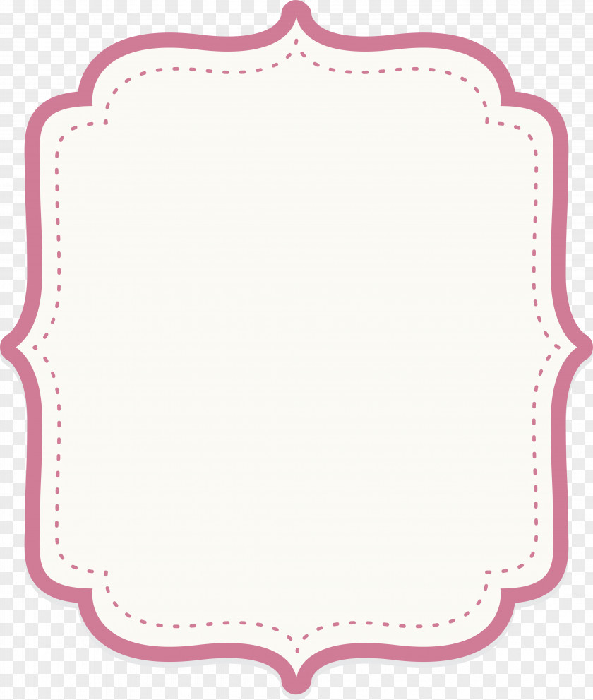 Cute Baby Powder Text Border Icon PNG