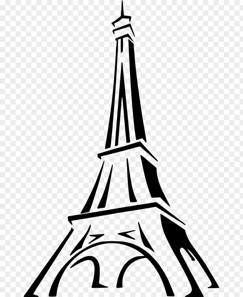 Eiffel Tower Drawing Line Art Sketch PNG