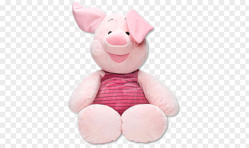 Pig Plush Stuffed Animals & Cuddly Toys Textile Pink M PNG