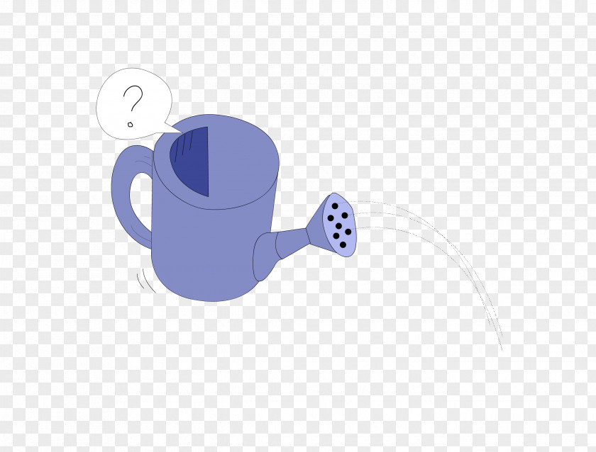 Water Blue Watering Can Shower PNG