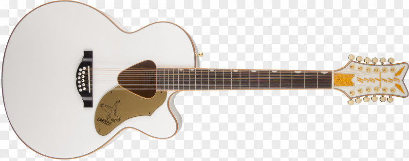 Acoustic Guitar Twelve-string Gretsch White Falcon Acoustic-electric PNG