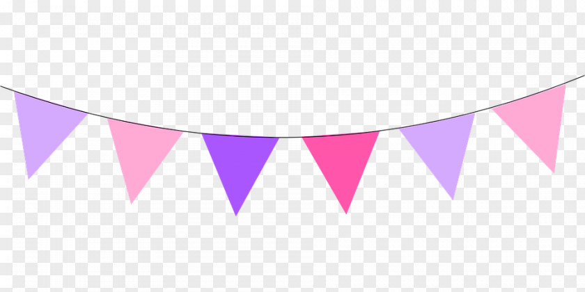 Bunting Banner Pastel Clip Art PNG