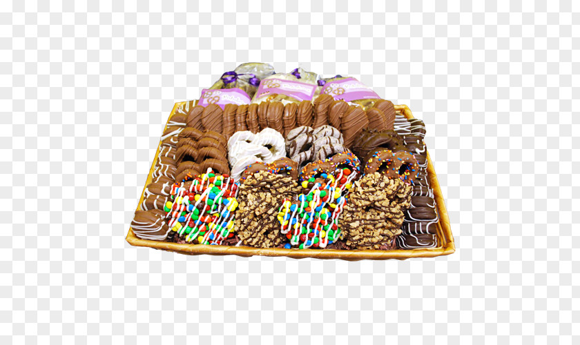 Chocolate Pretzels Petit Four Hamper Food Gift Baskets Dessert PNG