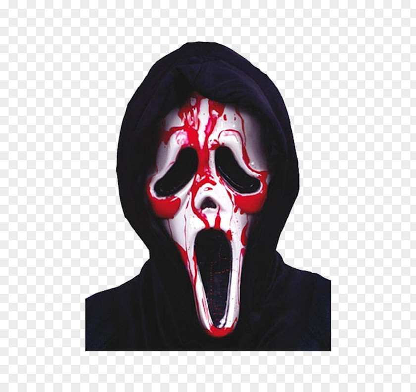 Mask Ghostface Halloween Costume Party PNG